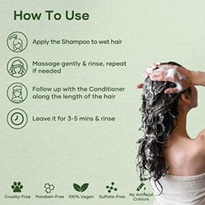 Botanic Hearth Shampoo and Conditioner Set - with 100% Pure Tea Tree Oil, for Itchy and Dry Scalp, Sulfate/ Paraben Free - for Men and Women - 16 fl oz each