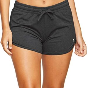 Colosseum Active Women's Simone Cotton Blend Yoga and Running Short (Black, Large)