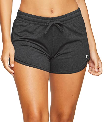 Colosseum Active Women's Simone Cotton Blend Yoga and Running Short (Black, Large)