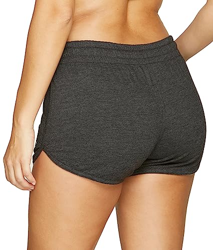 Colosseum Active Women's Simone Cotton Blend Yoga and Running Short (Black, Large)