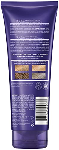 L'Oreal Paris Hair Care EverPure Sulfate Free Brass Toning Purple Conditioner for Blonde, Bleached, Silver, or Brown Highlighted Hair, 6.8 Fl. Oz.