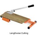 Laminate Flooring Cutter Hand Tool Heavy Duty Steel Orange Color Flooring Cutter Hand Tile Tool V-Support Vinyl Wood Planks Floor Cutting Comfort Grip Handle Straight Cut Free Angle Cut L Cut and Leng