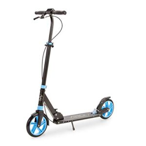 viro rides sport runner folding kick scooter black/blue - amazon exclusive