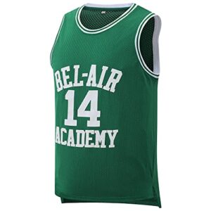 Eway Jersey #14 Basketball Jerseys S-XXXL(Green, XXL)