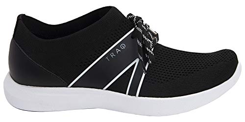 TRAQ by Alegria Qool Womens Smart Walking Shoe Black 11 M US