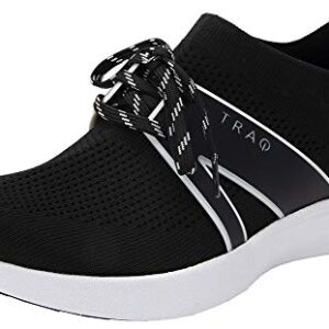 TRAQ by Alegria Qool Womens Smart Walking Shoe Black 11 M US