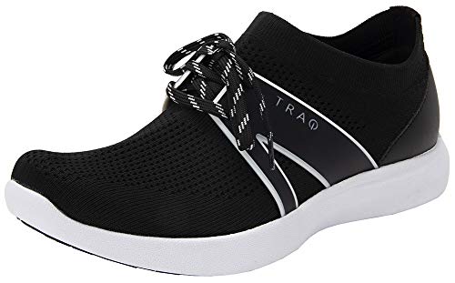 TRAQ by Alegria Qool Womens Smart Walking Shoe Black 11 M US