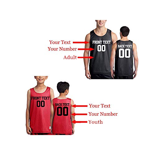 Personalize Your Own Team Basketball Jersey with Your Custom Name and Number