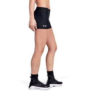 Under Armour Women's Team Shorty 3 , Black (001)/White , Medium