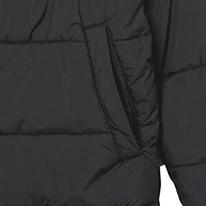 Amazon Essentials Men's Heavyweight Hooded Puffer Coat, Black, Large