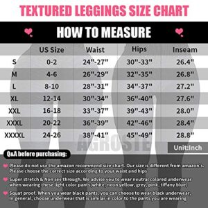 TIK Tok Leggings for Women Butt Lift Workout Leggings Tummy Control Yoga Pants High Waist Tiktok Butt Leggings A-Black