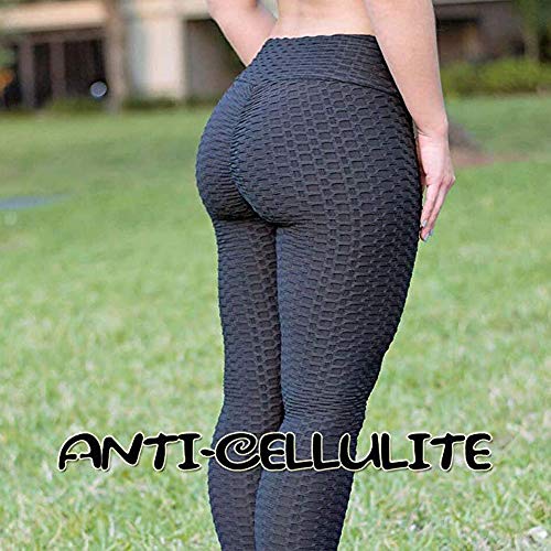 TIK Tok Leggings for Women Butt Lift Workout Leggings Tummy Control Yoga Pants High Waist Tiktok Butt Leggings A-Black