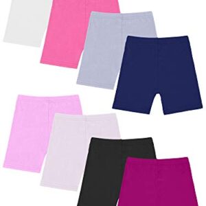 Resinta 8 Pack Toddlers Girls Shorts Dance Shorts Bike Short Breathable and Safety 8 Color