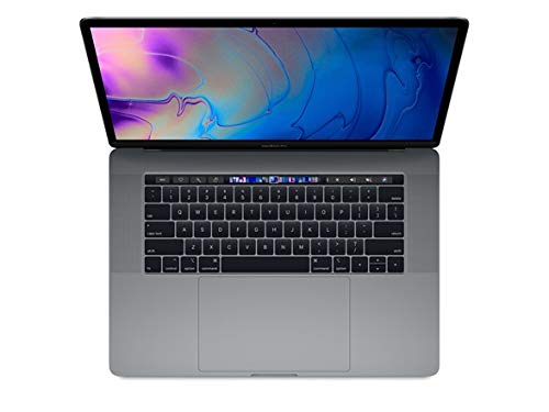 Apple MacBook Pro 15-inch w/ Touch Bar (Mid 2018), 220ppi Retina Display, 6-Core Intel Core i7, 512GB PCIe SSD, 16GB RAM, macOS 10.13, Space Gray (Renewed)