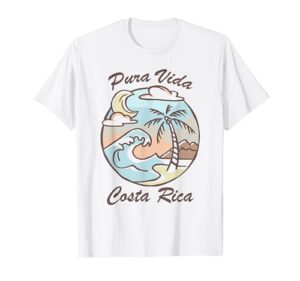 pura vida costa rica t-shirt colorful tropical beach tee t-shirt