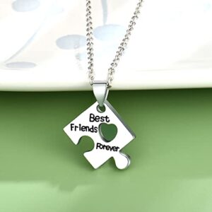 FJ BFF Best Friends Necklaces Puzzle Friendship Necklace for 4