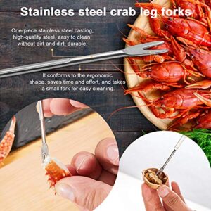 12Pcs Seafood Tools Set, Crab Leg Crackers And Tools - 2 Crab Crackers, 4 Lobster Shellers, 6 Crab Leg Forks/Picks Nut Cracker Forks Set, Opener Shellfish Lobster Leg Sheller Knife Kitchen Accessories