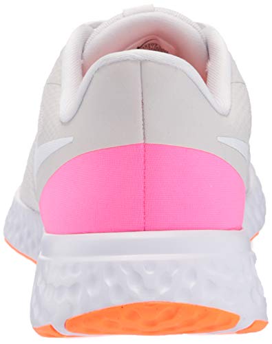 Nike Women's Revolution 5 Running Shoe, Platinum Tint/White-Pink Blast-Total Orange-Lemon Venom, 5.5 Regular US