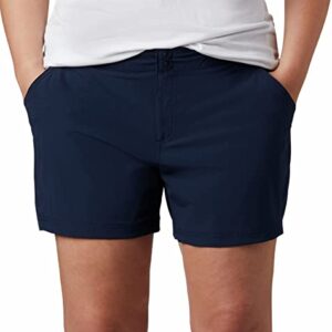 Columbia Women's Coral Point III Shorts, Collegiate Navy, 4 Short