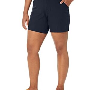 Columbia Women's Coral Point III Shorts, Collegiate Navy, 4 Short