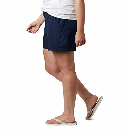 Columbia Women's Coral Point III Shorts, Collegiate Navy, 4 Short