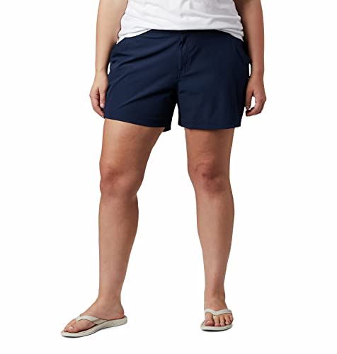 Columbia Women's Coral Point III Shorts, Collegiate Navy, 4 Short