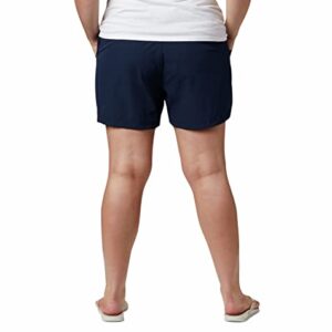 Columbia Women's Coral Point III Shorts, Collegiate Navy, 4 Short