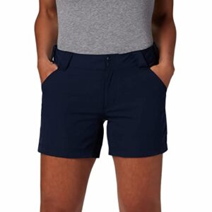 Columbia Women's Coral Point III Shorts, Collegiate Navy, 4 Short