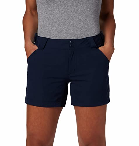 Columbia Women's Coral Point III Shorts, Collegiate Navy, 4 Short