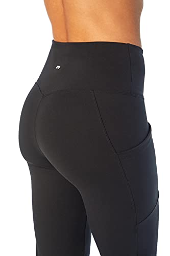 Marika Women's Standard Eclipse Tummy Control Bootleg Pant, Black, Small