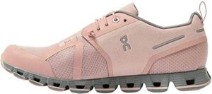 on women's cloud waterproof sneakers, rose/lunar, pink, 7 medium us