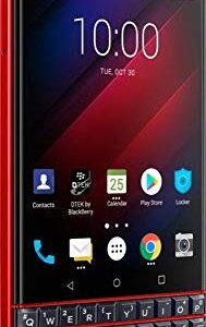 BlackBerry Key2 LE 64GB Unlocked GSM Phone w/Dual 13MP & 8MP Camera (Atomic Red Limited Edition, 64GB Dual Sim (ATT, Verizon, Tmobile))