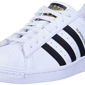 adidas Originals womens Superstar Sneaker, White/Black/White, 10 US