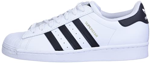 adidas Originals womens Superstar Sneaker, White/Black/White, 10 US