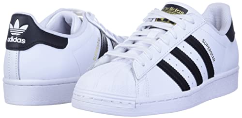 adidas Originals womens Superstar Sneaker, White/Black/White, 10 US