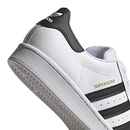 adidas Originals womens Superstar Sneaker, White/Black/White, 10 US