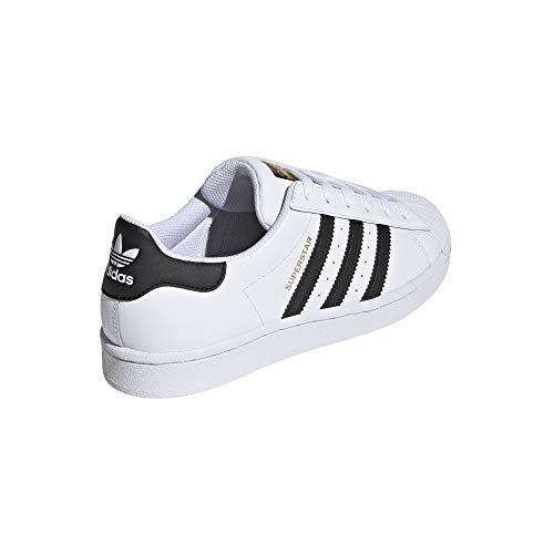 adidas Originals womens Superstar Sneaker, White/Black/White, 10 US