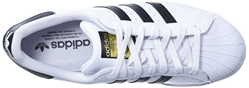 adidas Originals womens Superstar Sneaker, White/Black/White, 10 US