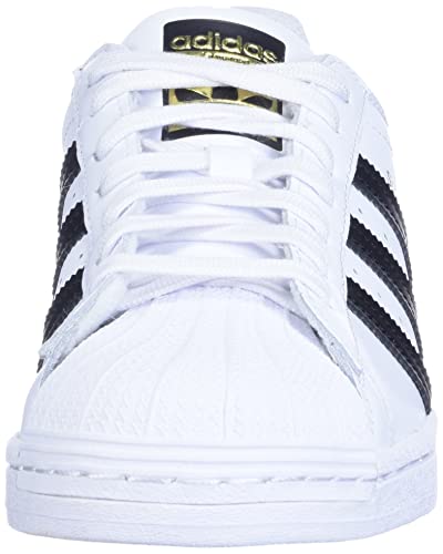 adidas Originals womens Superstar Sneaker, White/Black/White, 10 US