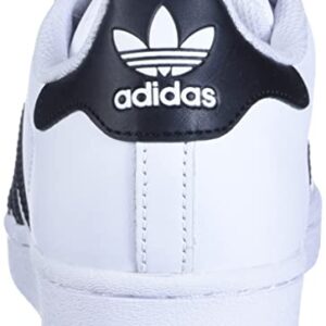 adidas Originals womens Superstar Sneaker, White/Black/White, 10 US