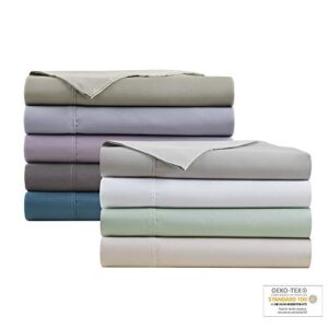 Beautyrest BR 600 TC Cooling Cotton Blend Solid Sheet 16 Inch Deep Pocket Hypoallergenic, All Season, Soft Bedding-Set, Matching Pillow Case, King, White 4 Piece,BR20-0988