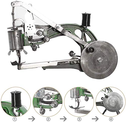 FamYun Hand Cobbler Shoe Repair Machine Dual Cotton Nylon Line Sewing Machine Manual Leather Machine Shoe Sewing Machine