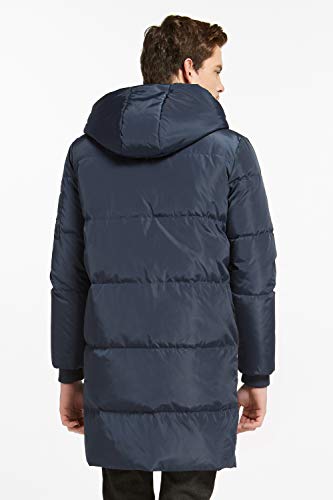 Orolay Men’s Thickened Down Jacket Winter Warm Down Coat Navy