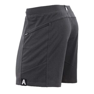 Anthem Athletics Hyperflex Gym Shorts For Men Zippered Pocket 7 Inch Inseam – Workout Shorts, Running Shorts, Athletic Shorts Cross Training Shorts Yoga Shorts - Volcanic Black G2 - Large