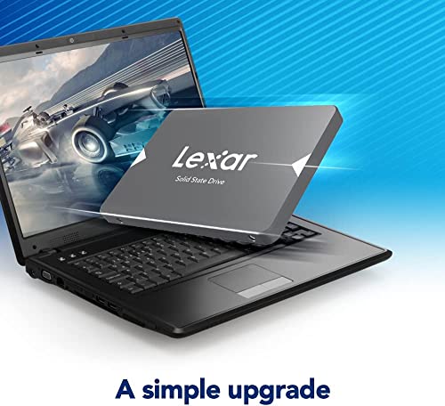 Lexar NS100 256GB 2.5” SATA III Internal SSD, Solid State Drive, Up To 520MB/s Read (LNS100-256RBNA)