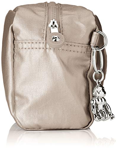 Kipling Purse, Silver (Metallic Glow)