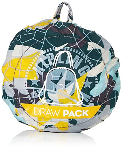 Kipling Women's DRAWPACK, Multicolour (Camo Map), 39x43x1 Centimeters (B x H x T)