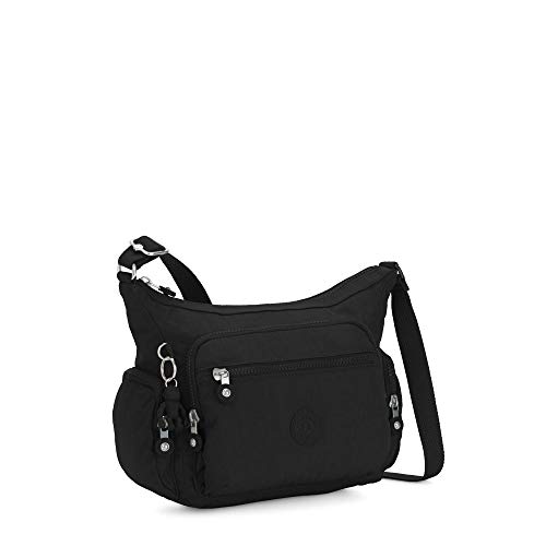 Kipling Women's Gabbie Small Crossbody, Lightweight Everyday Purse, Casual Shoulder Bag, Black Noir