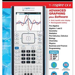 TI-Nspire CX II Color Graphing Calculator with Student Software (Renewed)