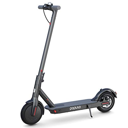 Folding Electric Scooter for Adults with Double Braking System - 8.5” Pneumatic Tires - Up to 14.5 Miles & 15 MPH Portable Folding Commuting Electric Scooter……